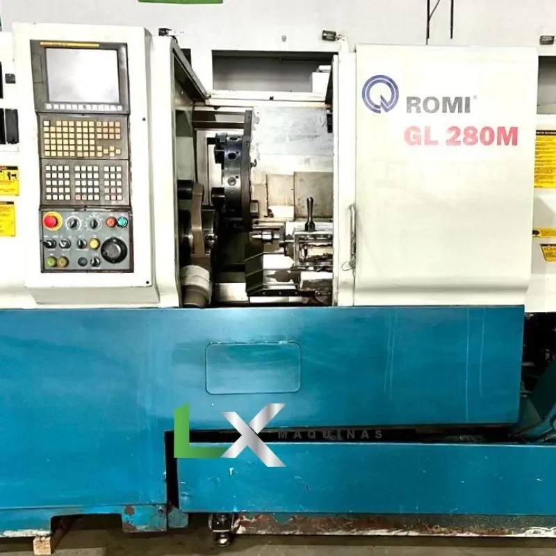 CENTRO DE TORNEAMENTO ROMI GL280M - FANUC - 2009 (6)