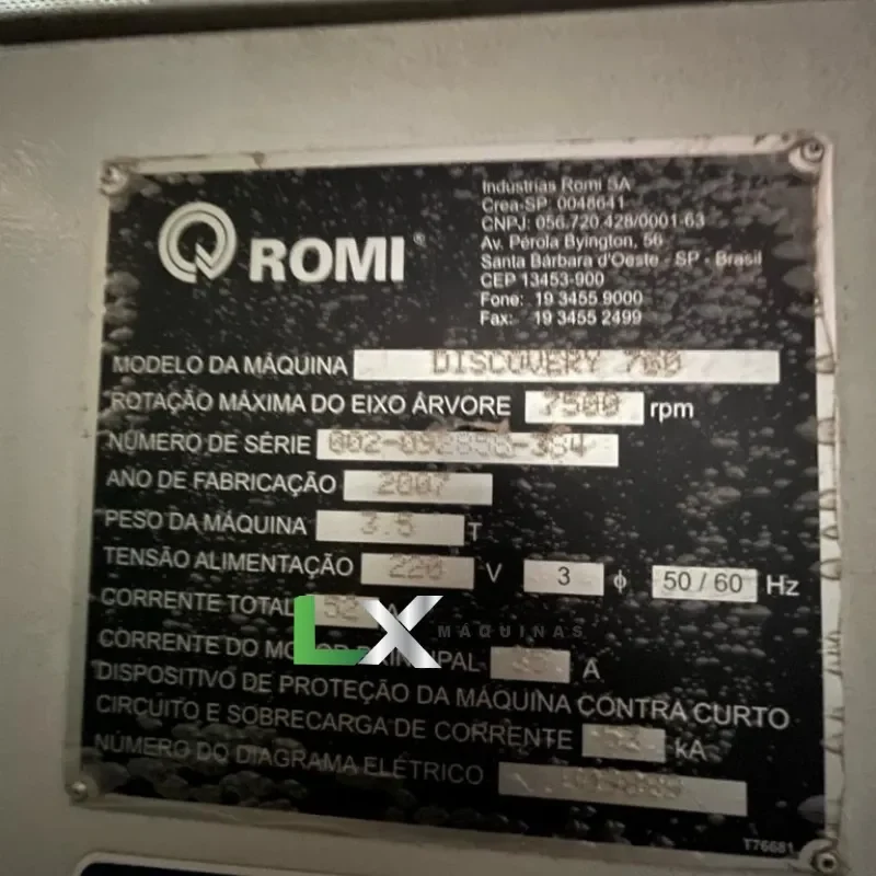 CENTRO DE USINAGEM ROMI D760 - SIEMENS (3)