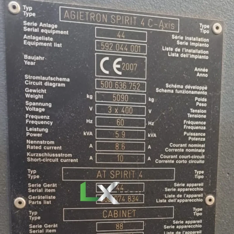 ELETROEROSÃO CNC AGIE TRON SPIRIT 4 C AXIS - 2007 (5)