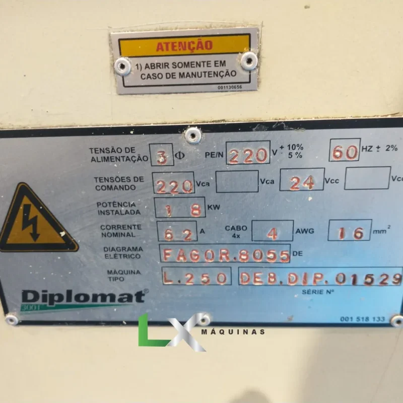 TORNO CNC NARDINI LOGIC 250 x 1500 MM FAGOR - 2002 (3)