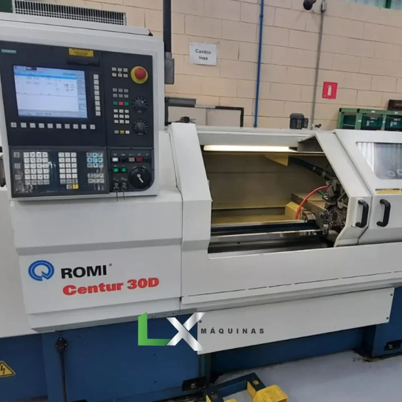 TORNO CNC ROMI CENTUR 30D HIDRÁULICO - SIEMENS – 2011 (2)