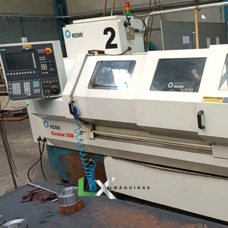 TORNO CNC ROMI CENTUR 35 - SIEMENS - 520X1500MM - ANO 2008 (5)