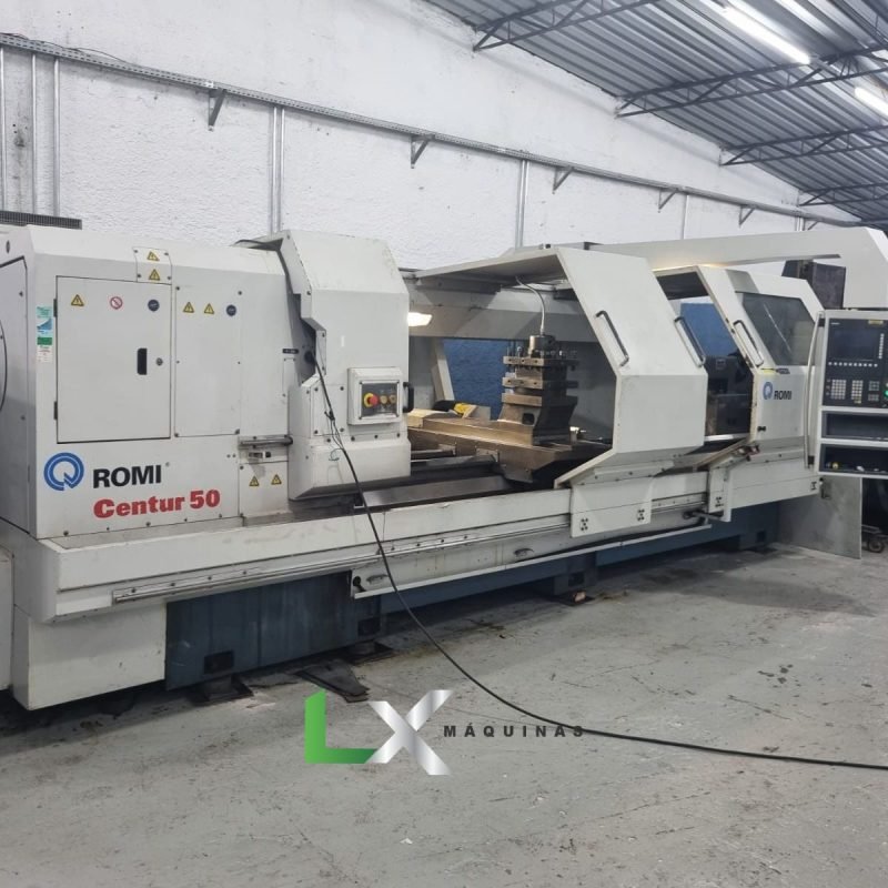 TORNO CNC ROMI CENTUR 50 - 1000X3000MM - 2014 (1)