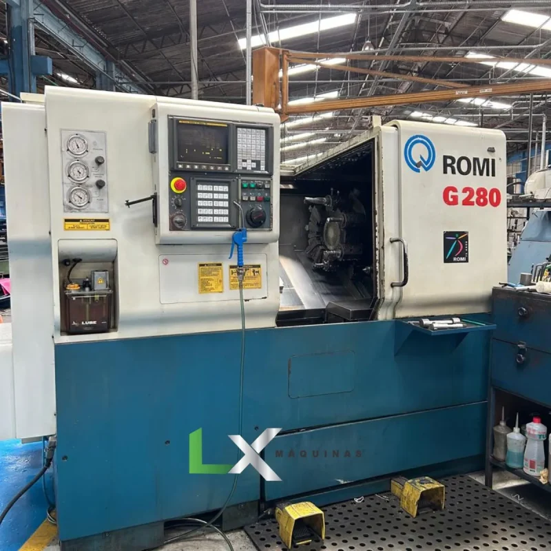 TORNO CNC ROMI G280 FANUC - ANO 2005 (6)