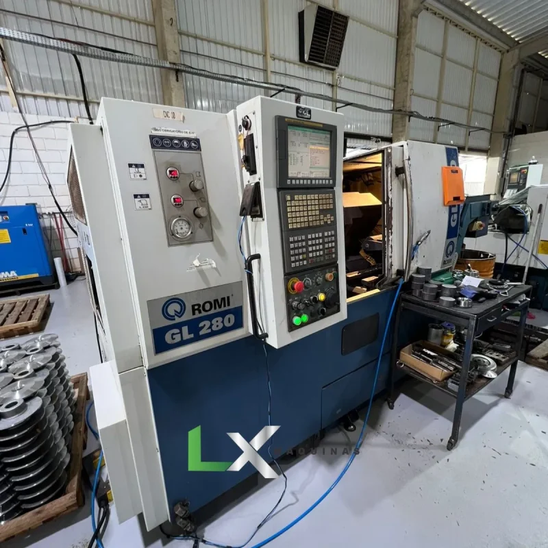 TORNO CNC ROMI GL280 FANUC - ANO 2013 (2)